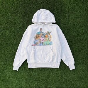 Zach Bryan "Quittin' Time" Tour Concert Hoodie Pullover Cream White Size Small